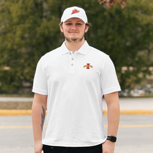 Tommy Bahama Emfielder Icon I-State White Polo